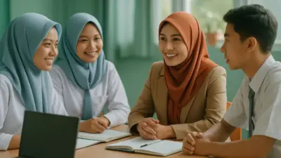 Sesi bimbingan karier siswa SMA bersama konselor membahas minat dan pilihan dunia kerja